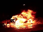Ночью в Подольске сгорели два BMW 
